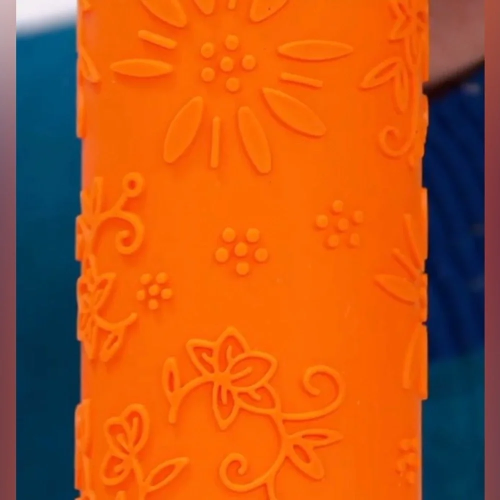 🎀 5 for $25 🎀  TEMPTATIONS Fall Baking Set Leaves Rolling Pin 4 Cookie Cutters